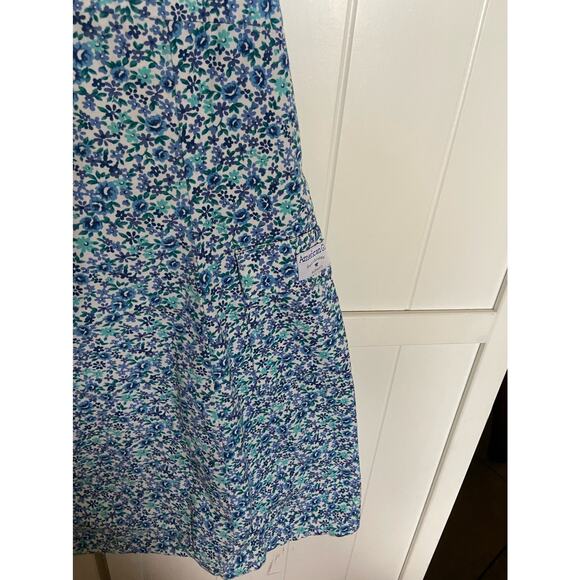 American Girl Girls Dress Size 8 Dress Like Your Doll Blue Flower Print Vintage - Picture 6 of 7